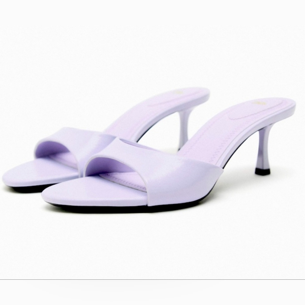 HEELED POINTED TOE SANDALS